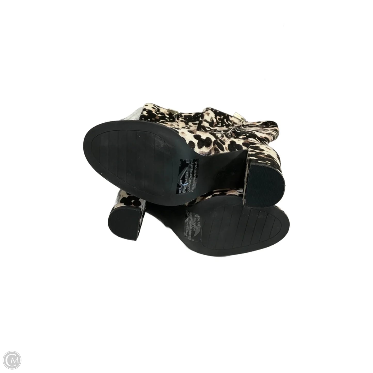 Boots Knee Heels By Kenneth Cole In Animal Print, Size: 7