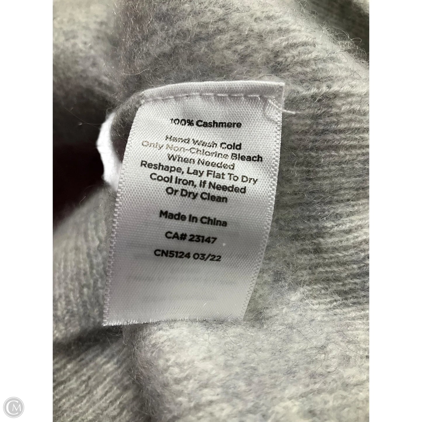 Sweater Cashmere By Haven In Grey, Size: Xxl