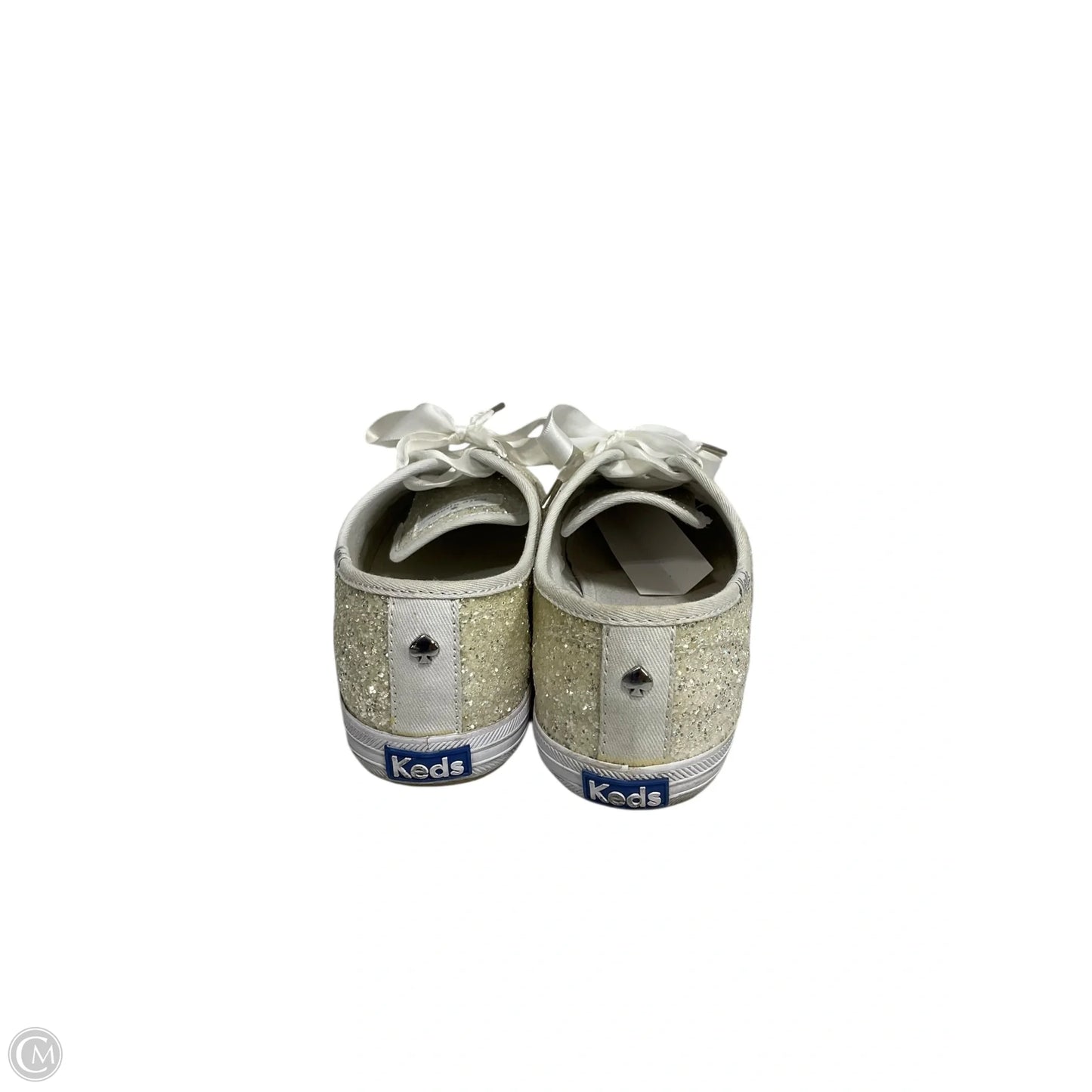 Shoes Designer By Kate Spade In Silver, Size: 7