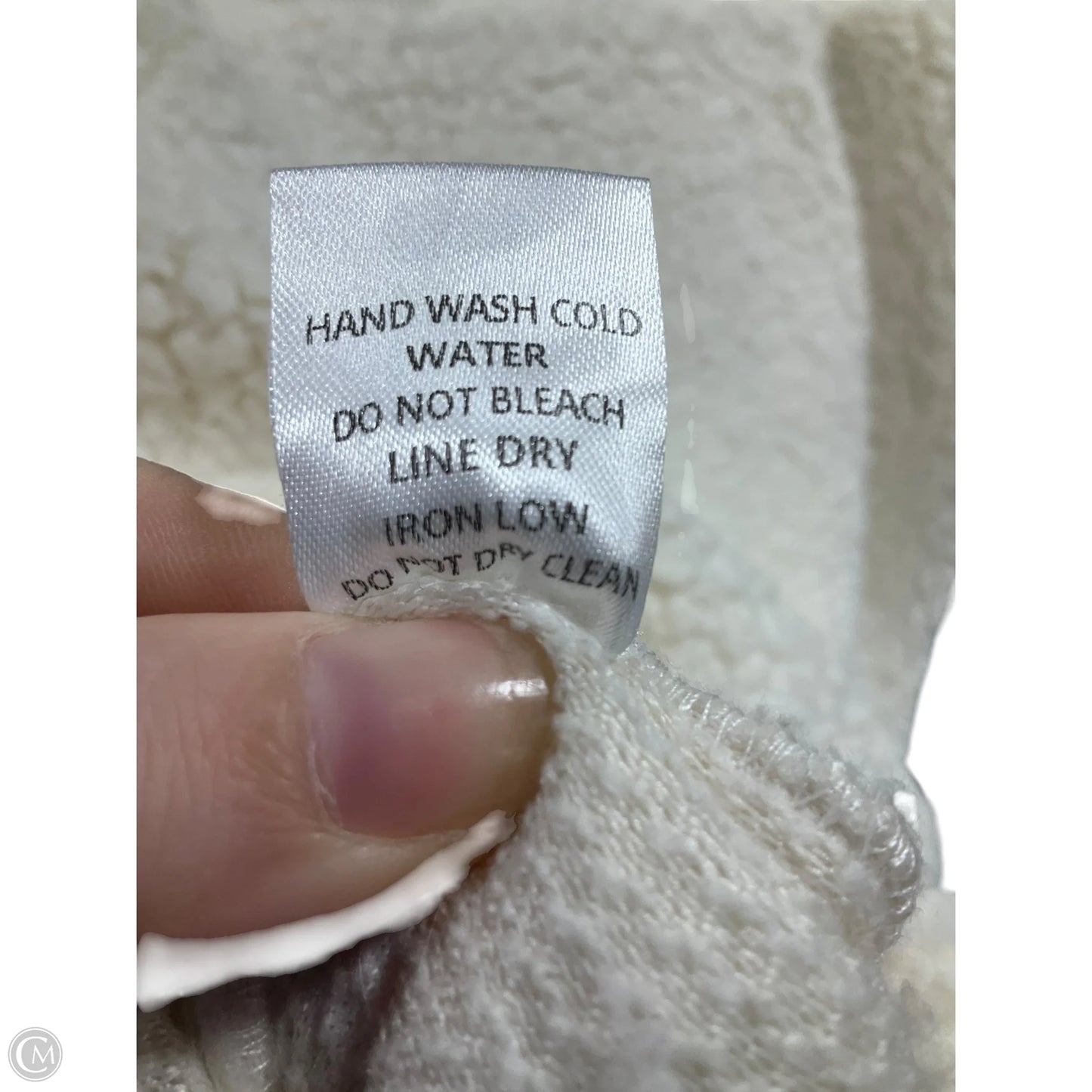 Jacket Faux Fur & Sherpa By Hyfve In Cream, Size: Xs