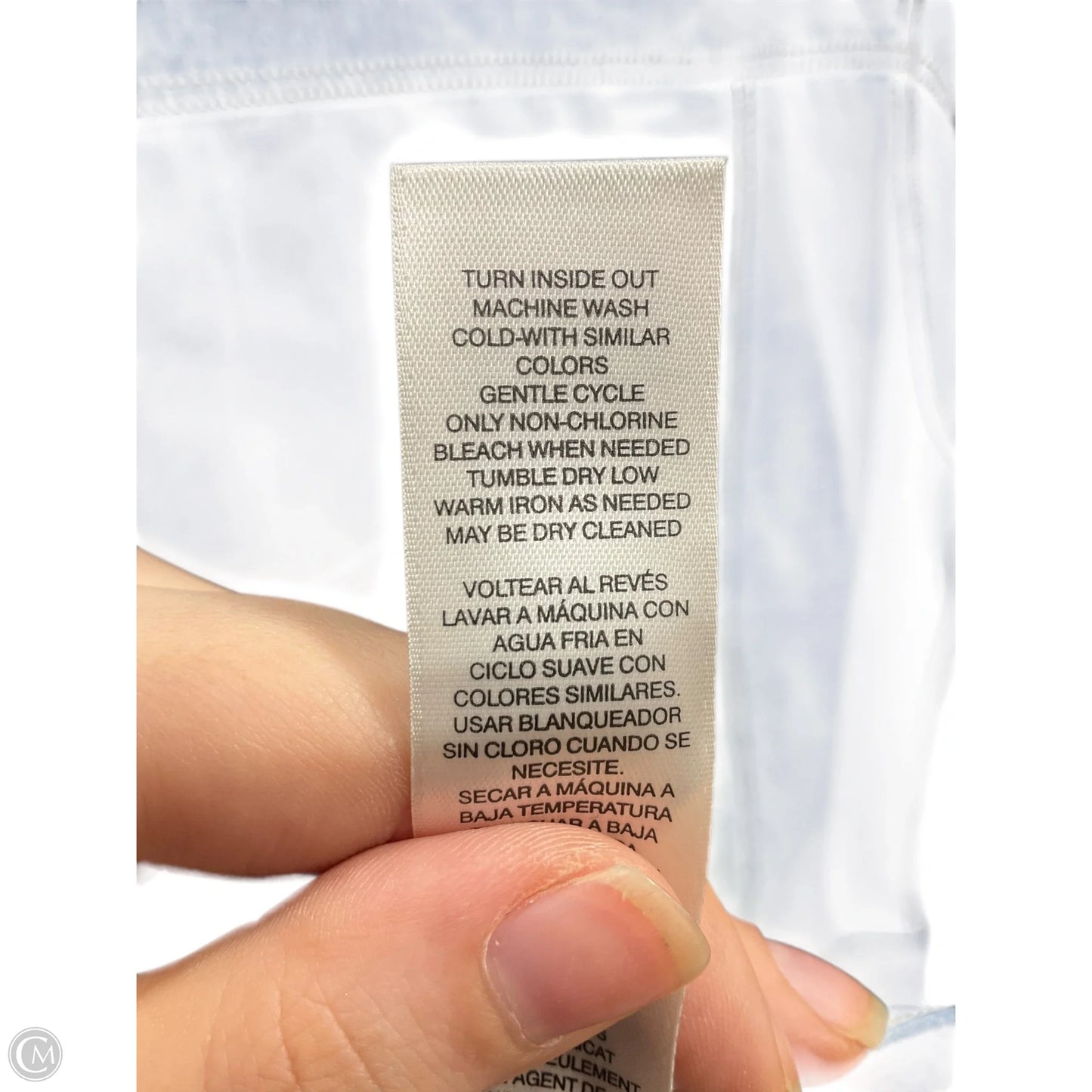 Jacket Denim By Zenergy By Chicos In Blue Denim, Size: L