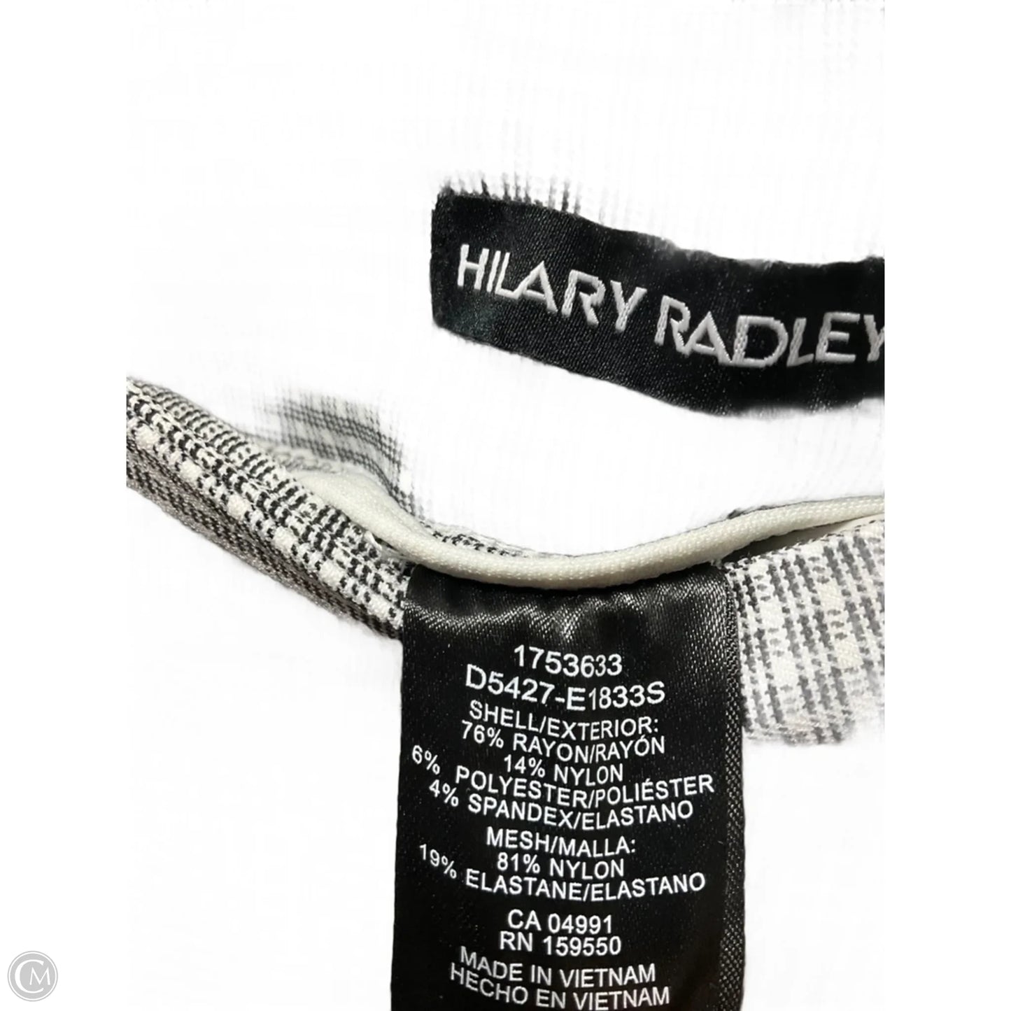 Pants Dress By Hilary Radley In Black & White, Size: S