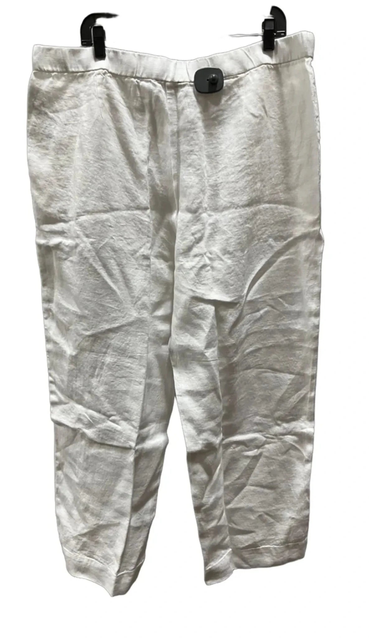 Pants Wide Leg By Eileen Fisher In White, Size: 1x