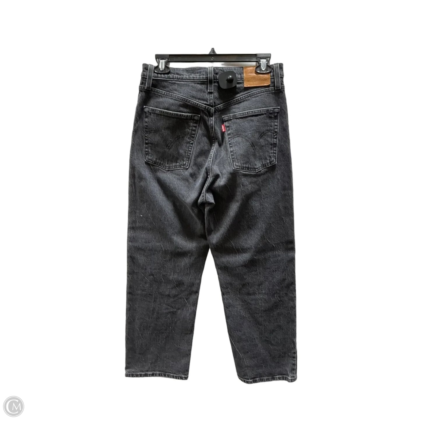 Jeans Straight By Levis In Grey Denim, Size: 6