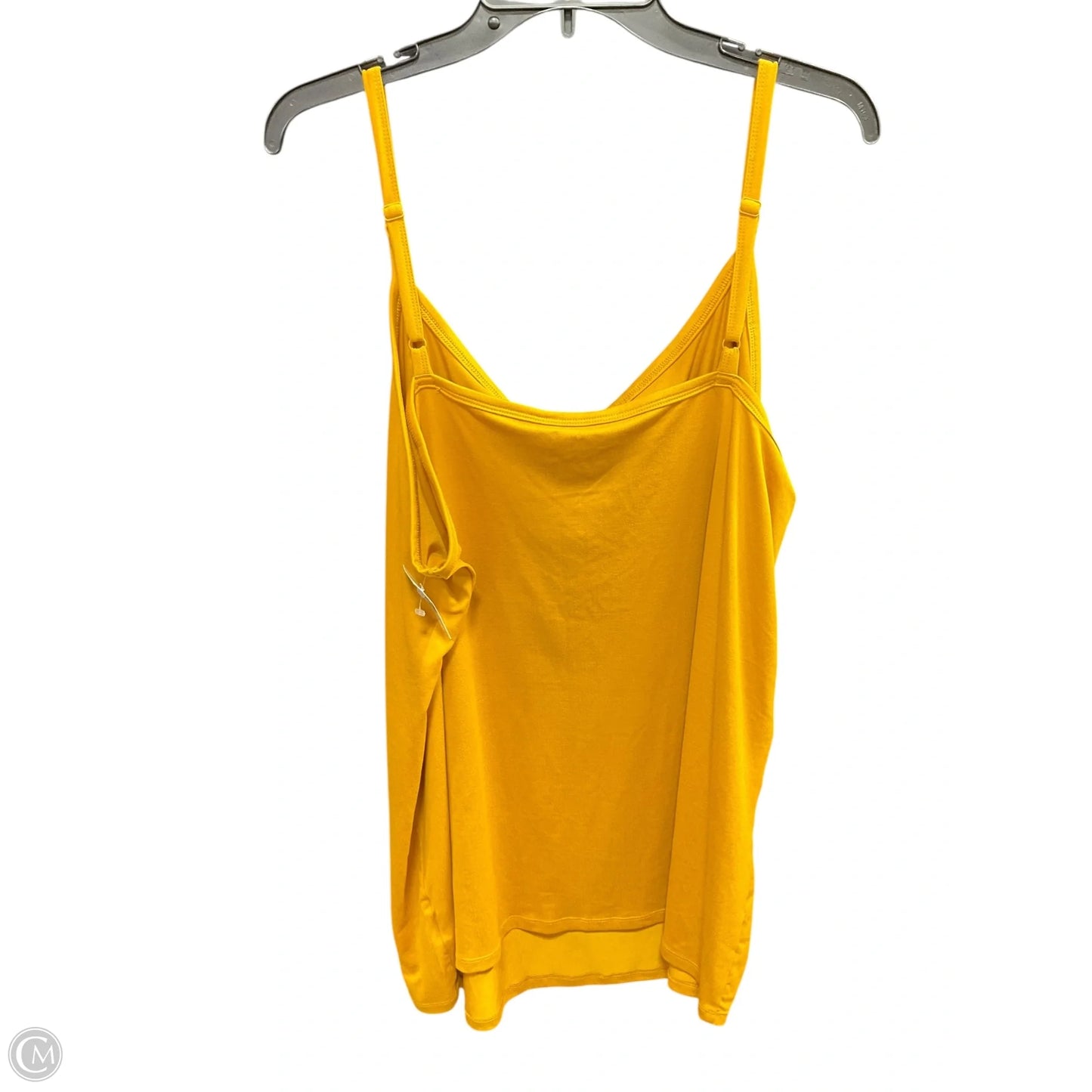 Top Cami By Terra & Sky In Yellow, Size: 3x