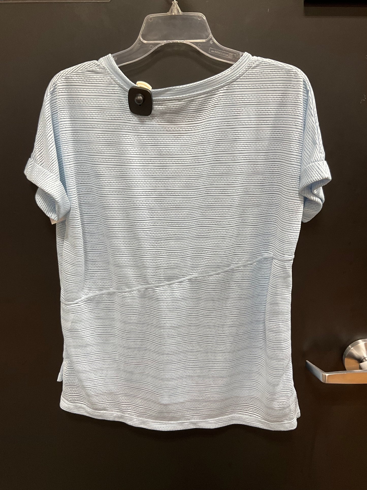 Athletic Top Short Sleeve By Sweaty Betty In Aqua, Size: M