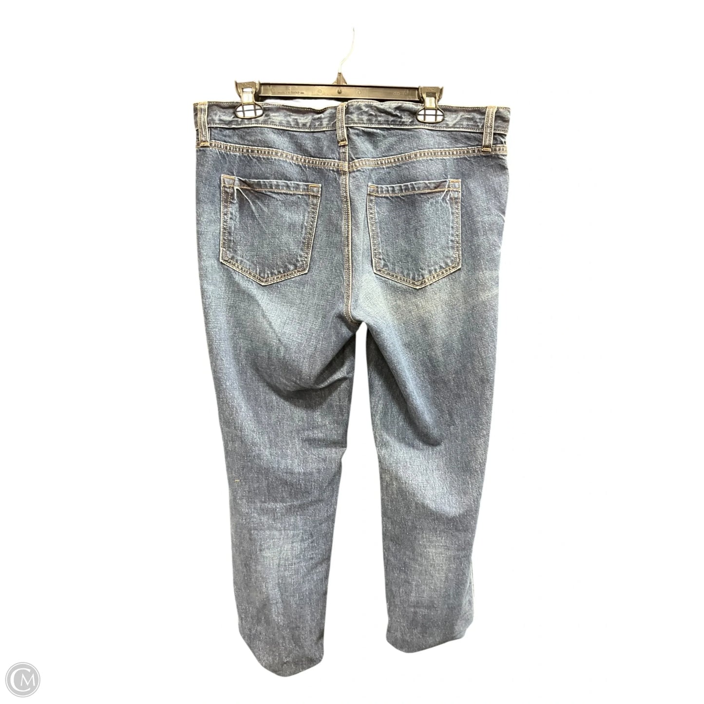 Jeans Cropped By Loft In Blue, Size: 10