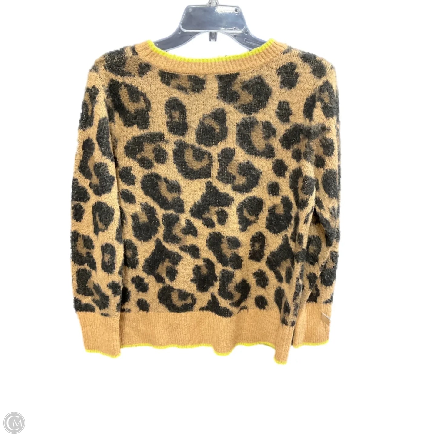 Sweater By Lily White In Leopard Print, Size: M
