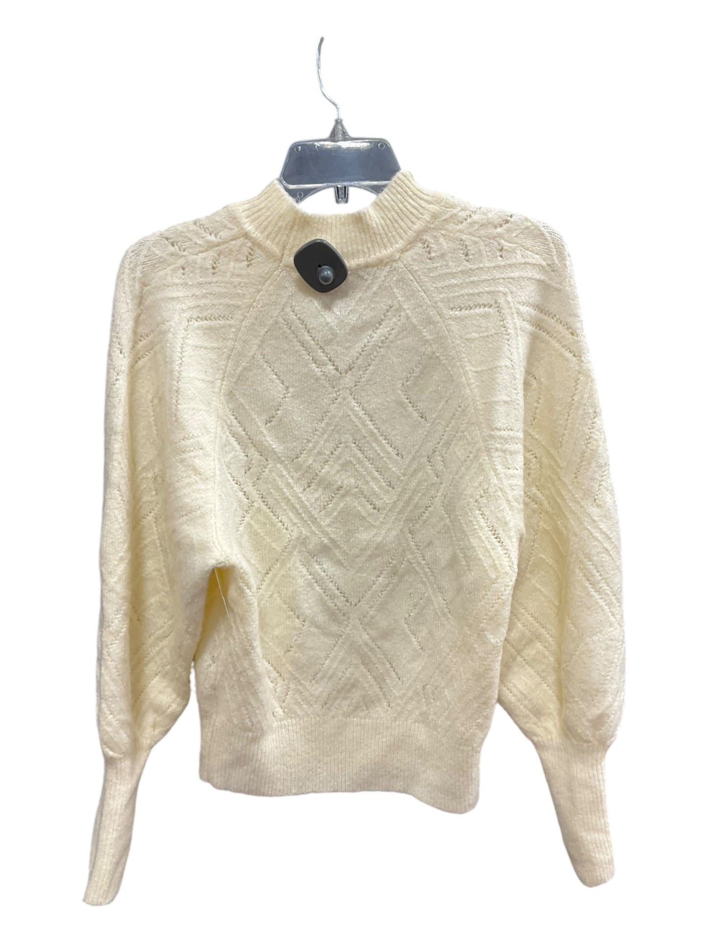 Sweater By Express In Cream, Size: S
