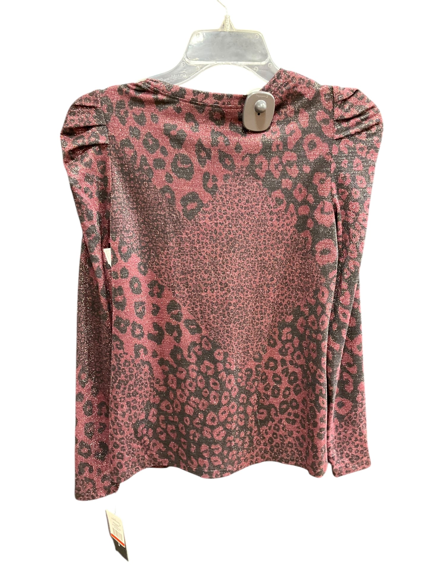 Top Long Sleeve By Studio In Black & Red, Size: Xs
