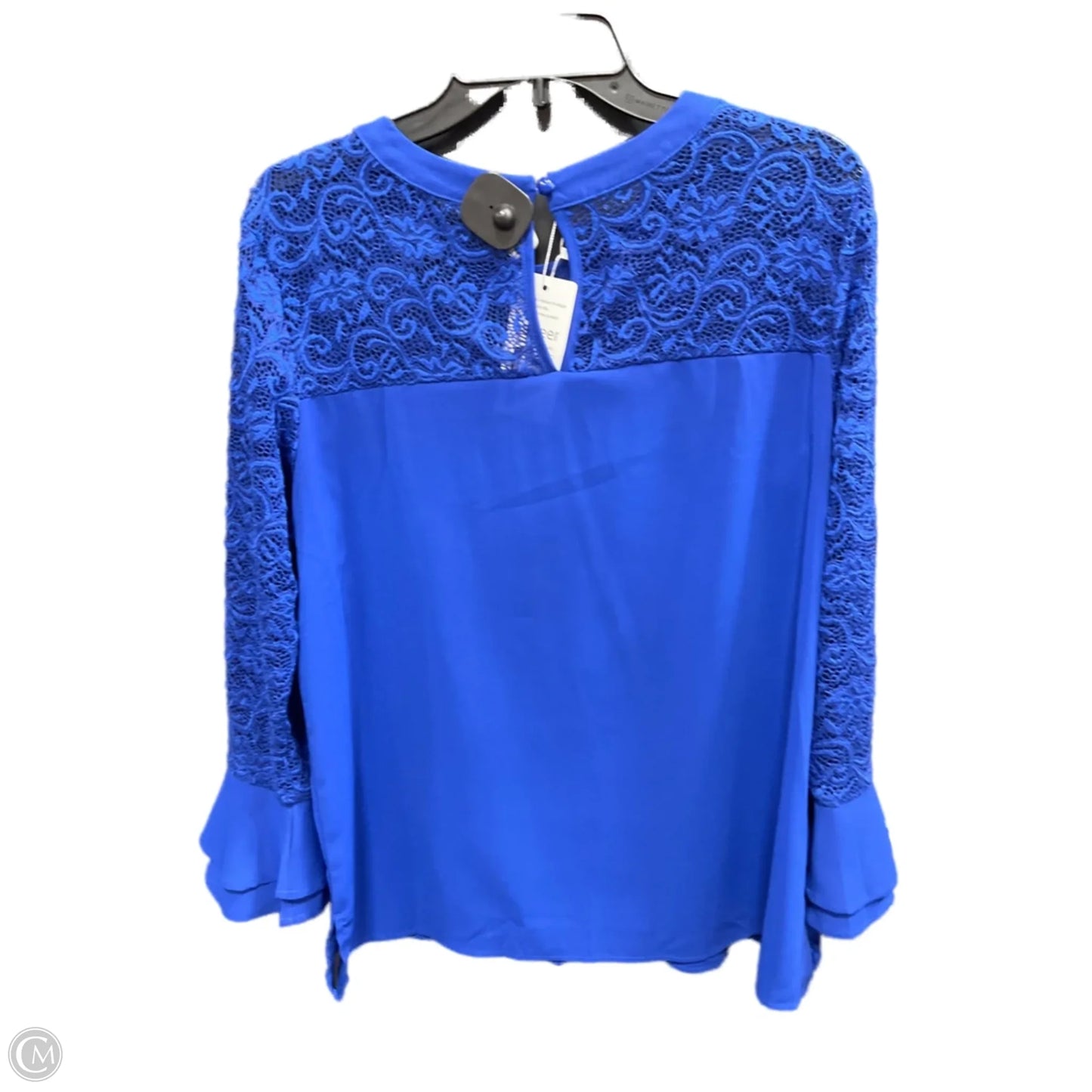 Top Long Sleeve By Clothes Mentor In Blue, Size: M