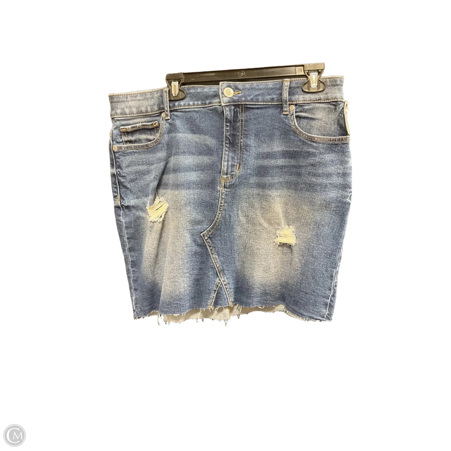 Skirt Mini & Short By Maurices In Blue, Size: 14