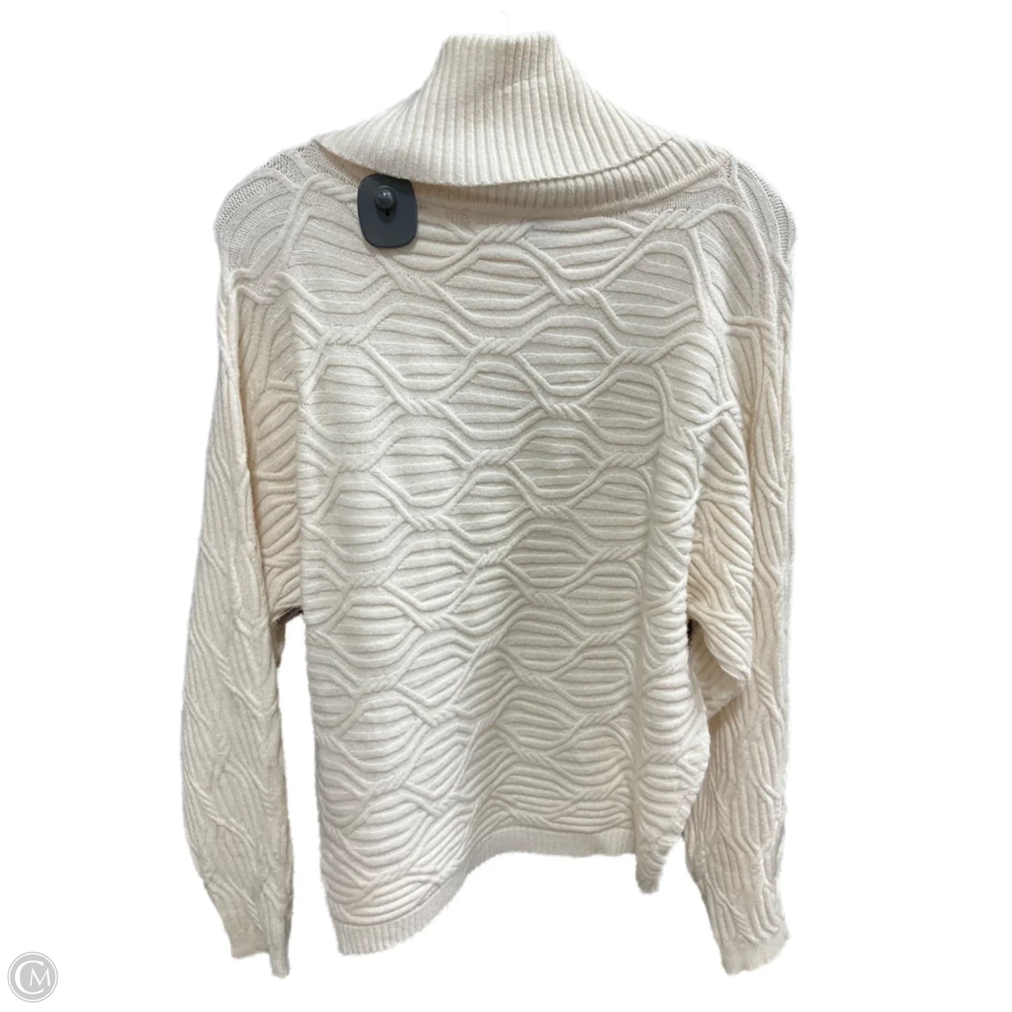 Sweater By Cyrus Knits In Cream, Size: Xs
