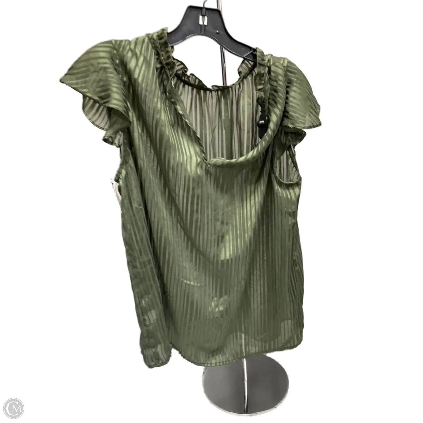 Top Short Sleeve By Ophelia Roe In Green, Size: M