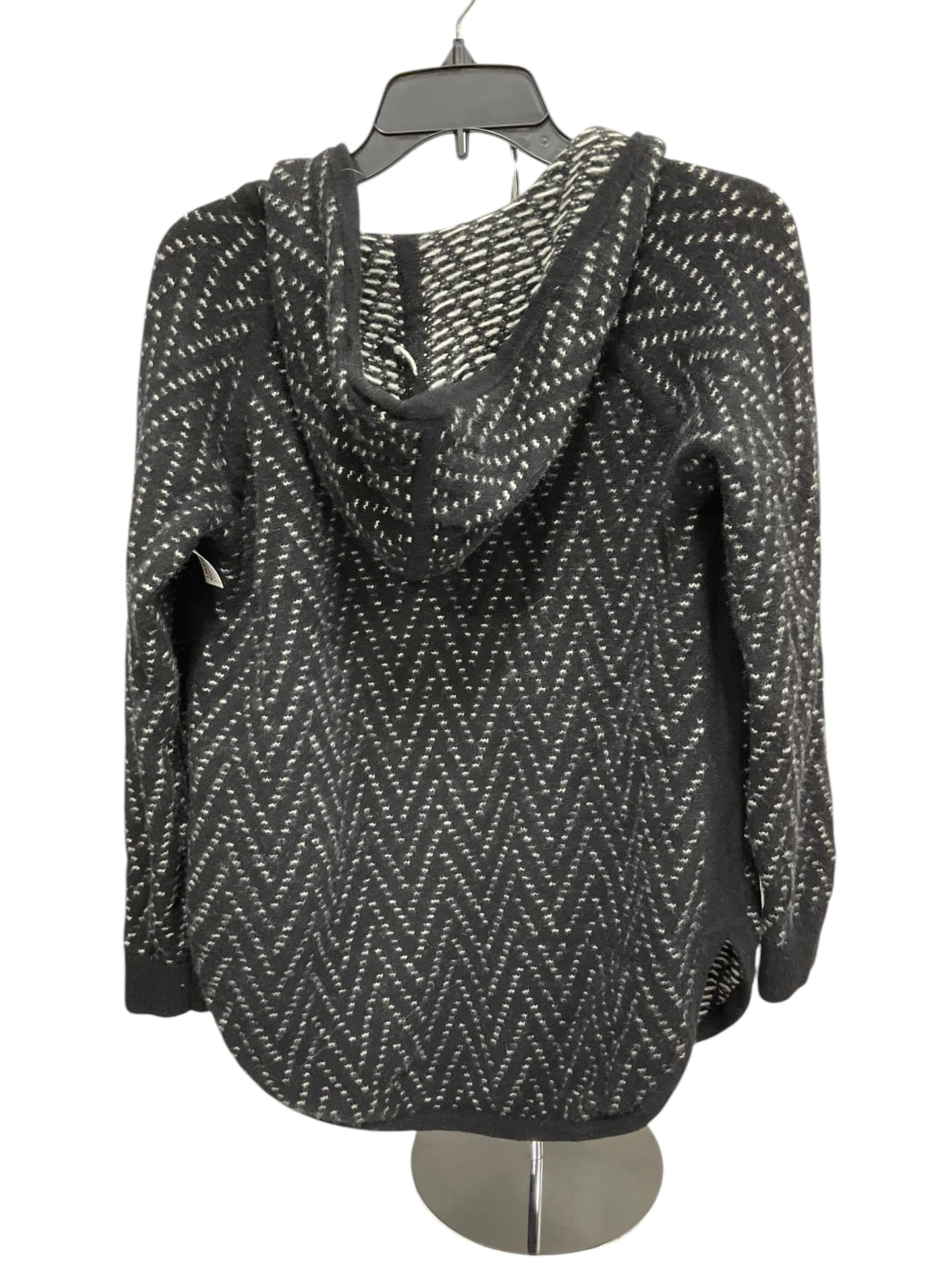 Sweater Cardigan By Madewell In Black & White, Size: Xs