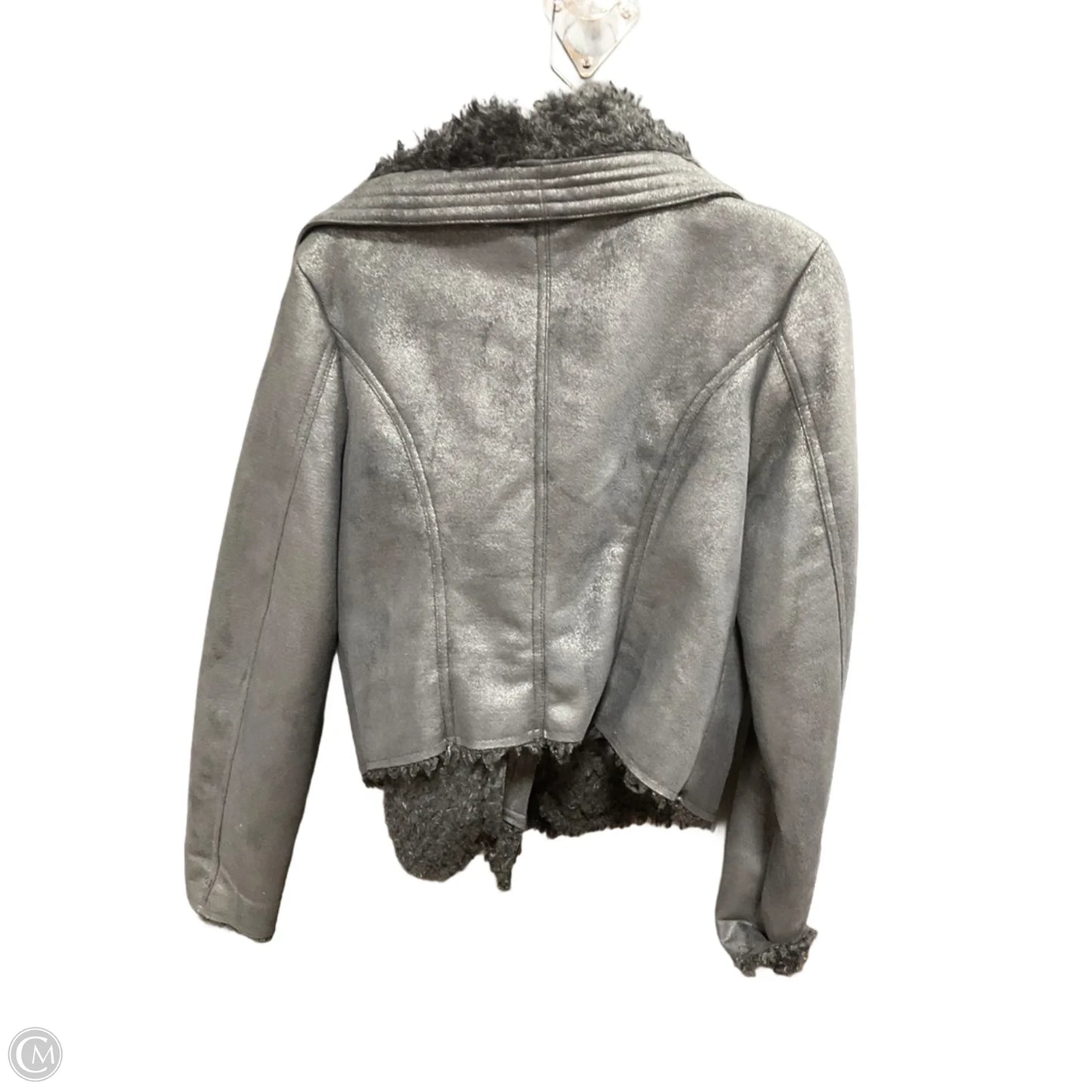 Jacket Faux Fur & Sherpa By Jennifer Lopez In Black, Size: L