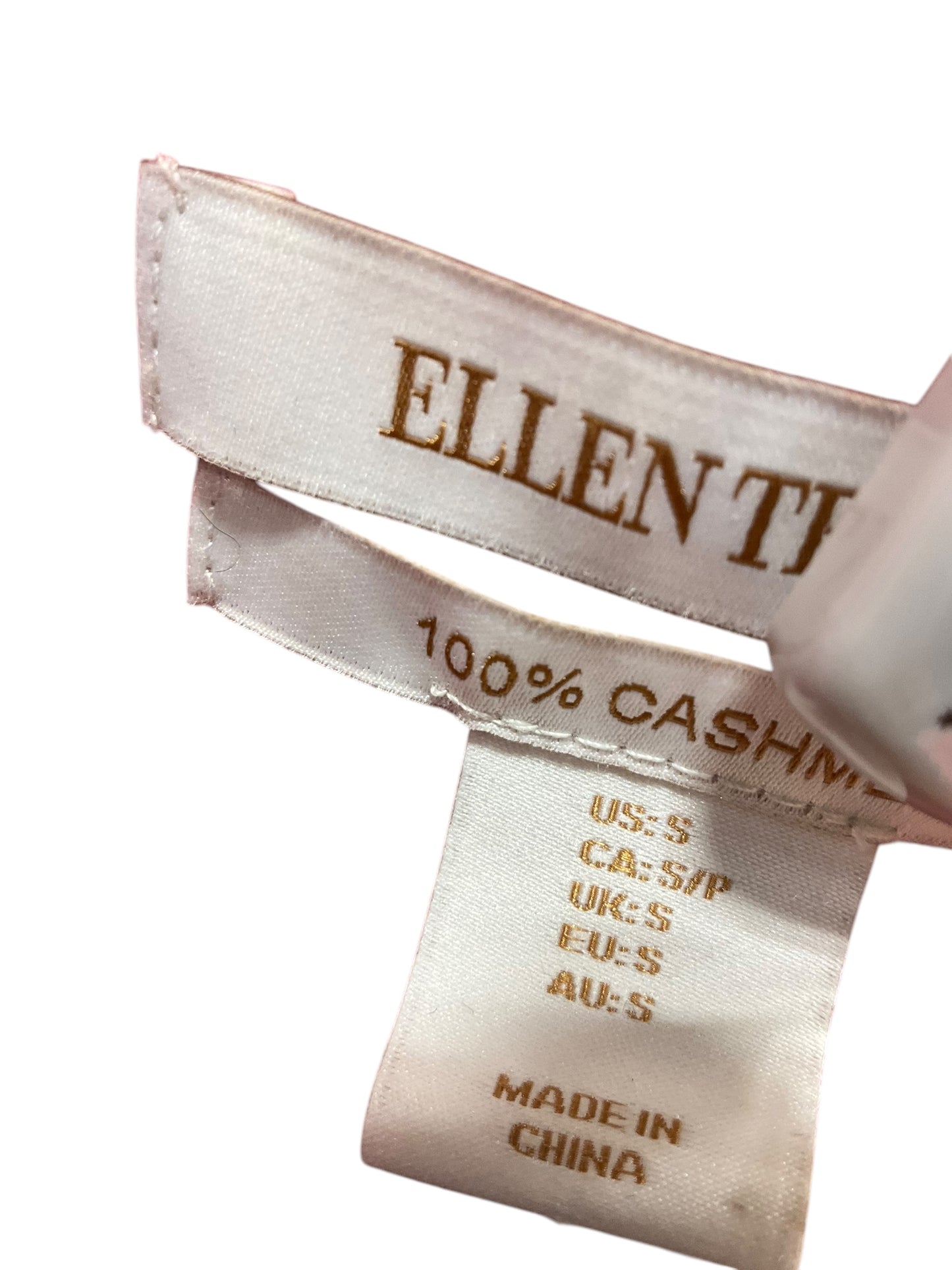 Sweater Cashmere By Ellen Tracy In Pink, Size: S