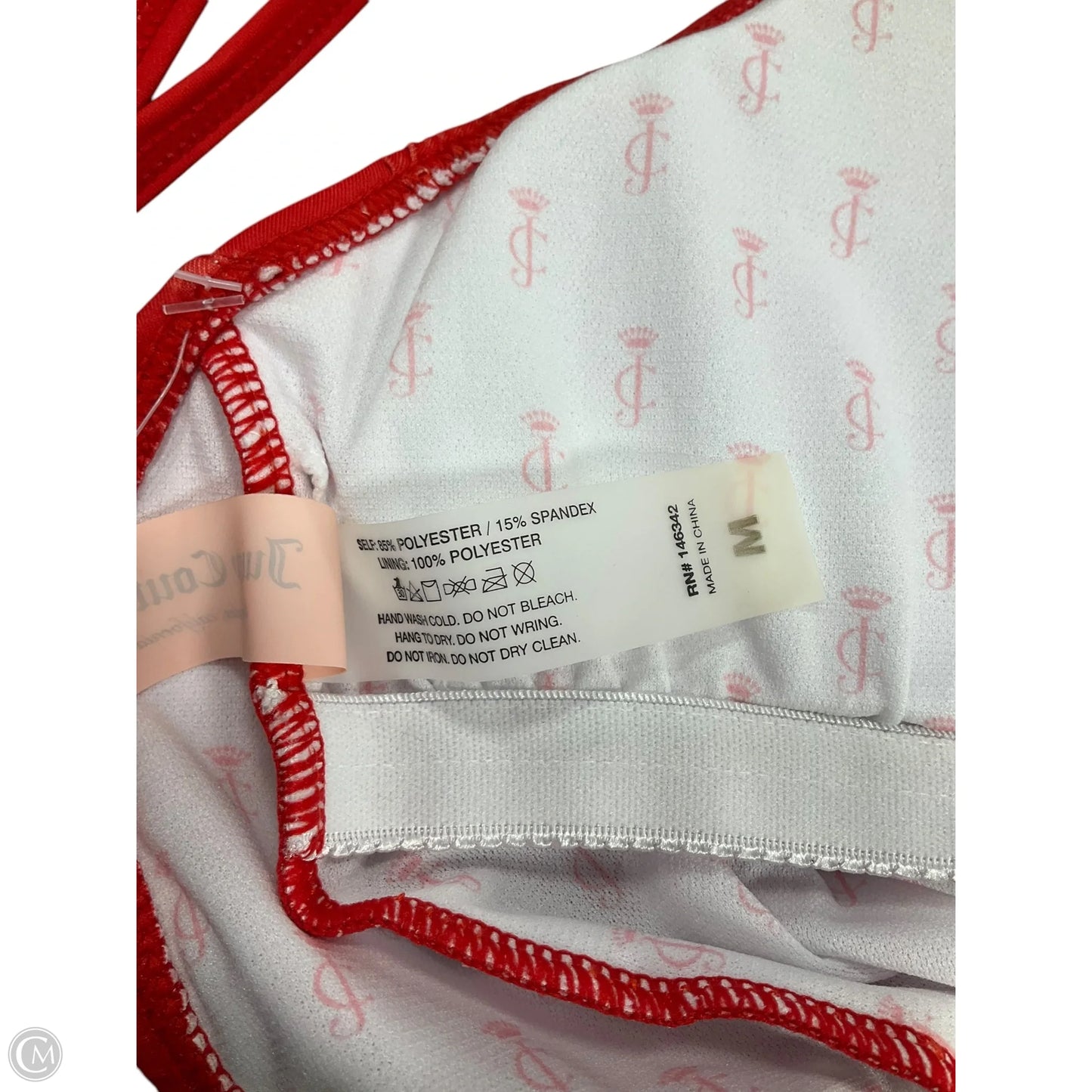 Swimsuit By Juicy Couture In Blue & Red, Size: M