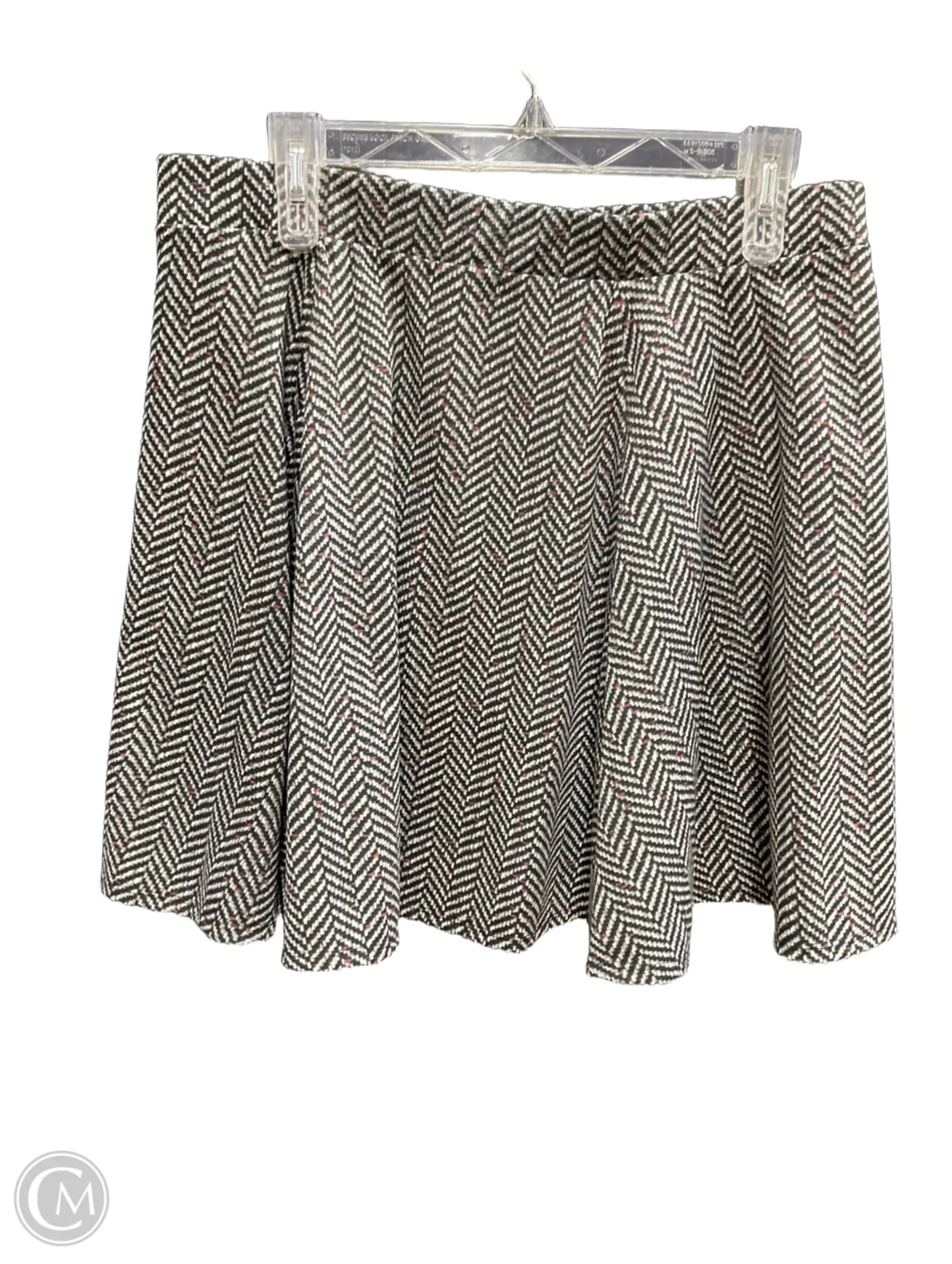 Skirt Midi By Maurices In Black & Red, Size: L