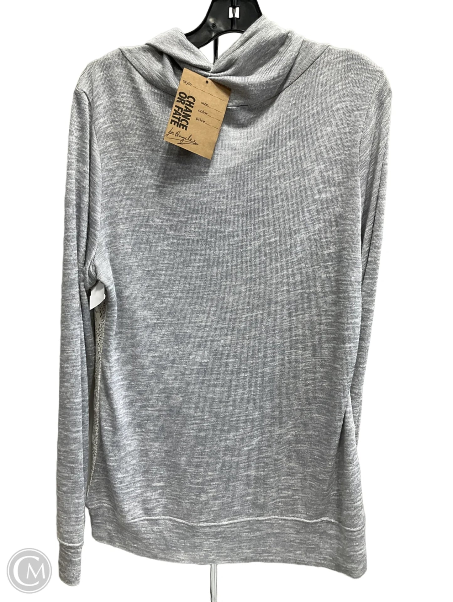 Top Long Sleeve By Clothes Mentor In Cream & Grey, Size: Xl