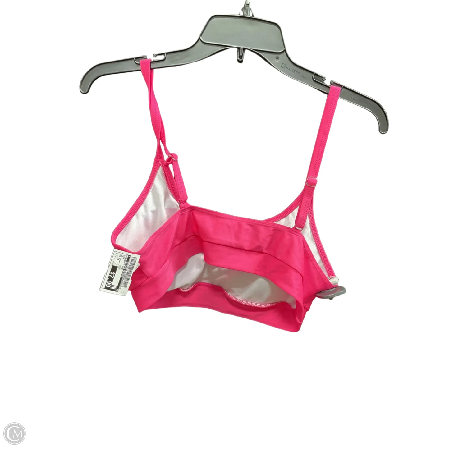 Swimsuit Top By Clothes Mentor In Pink, Size: 1x