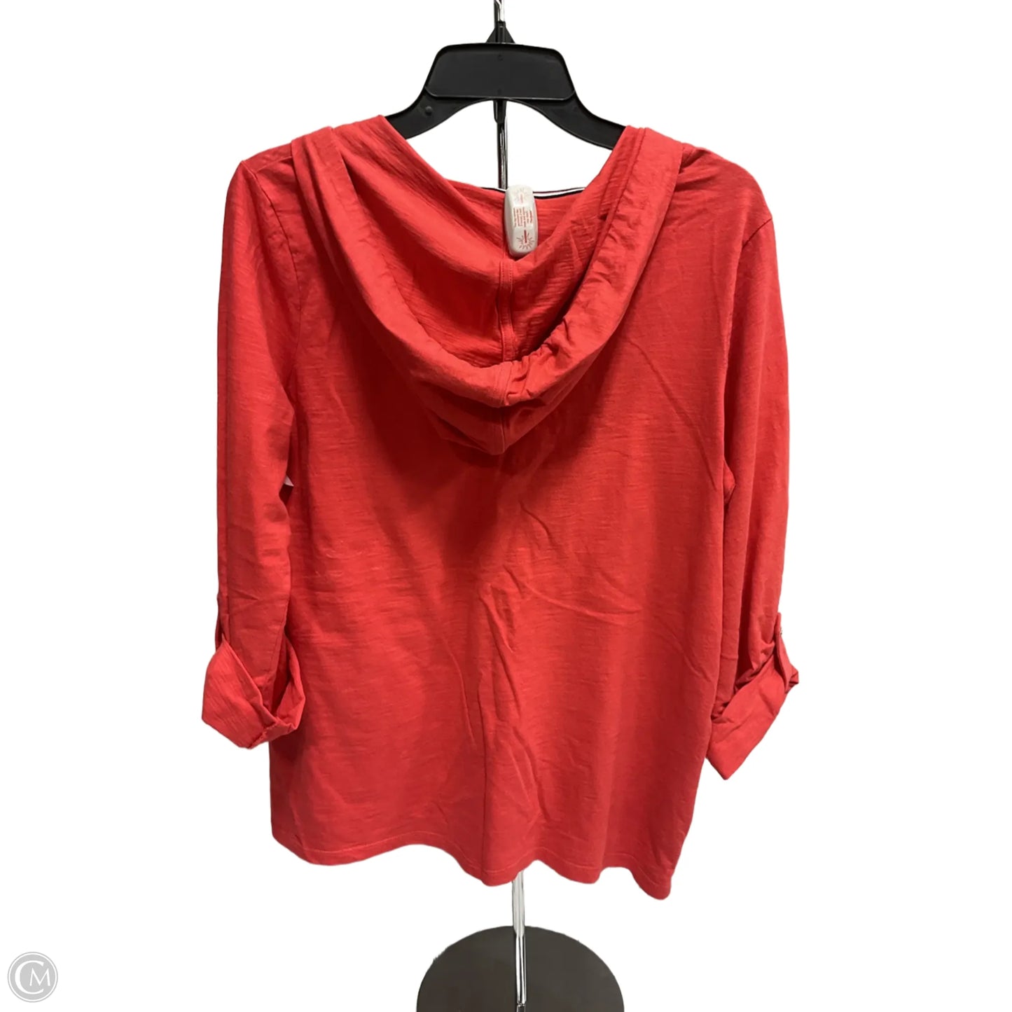Top Long Sleeve By Tommy Hilfiger In Red, Size: M