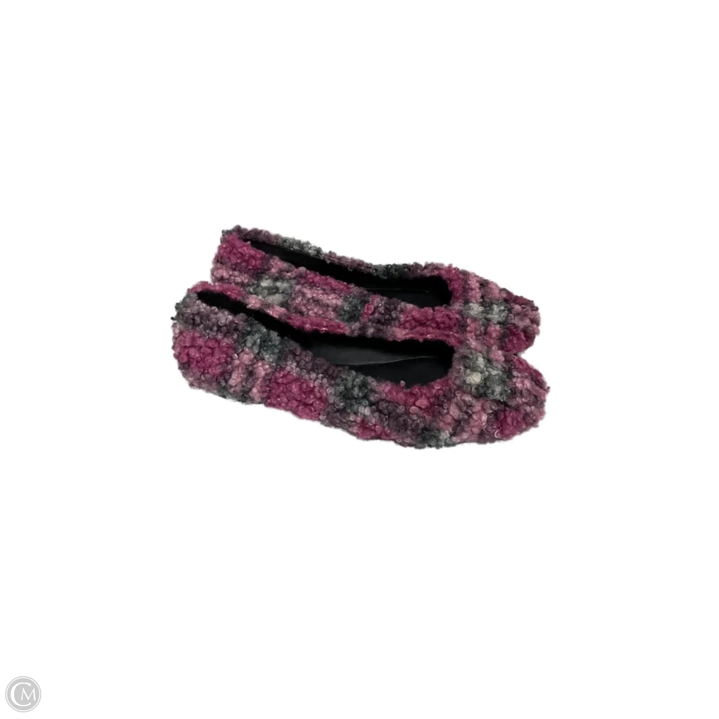 Shoes Flats By Clothes Mentor In Grey & Purple, Size: 9