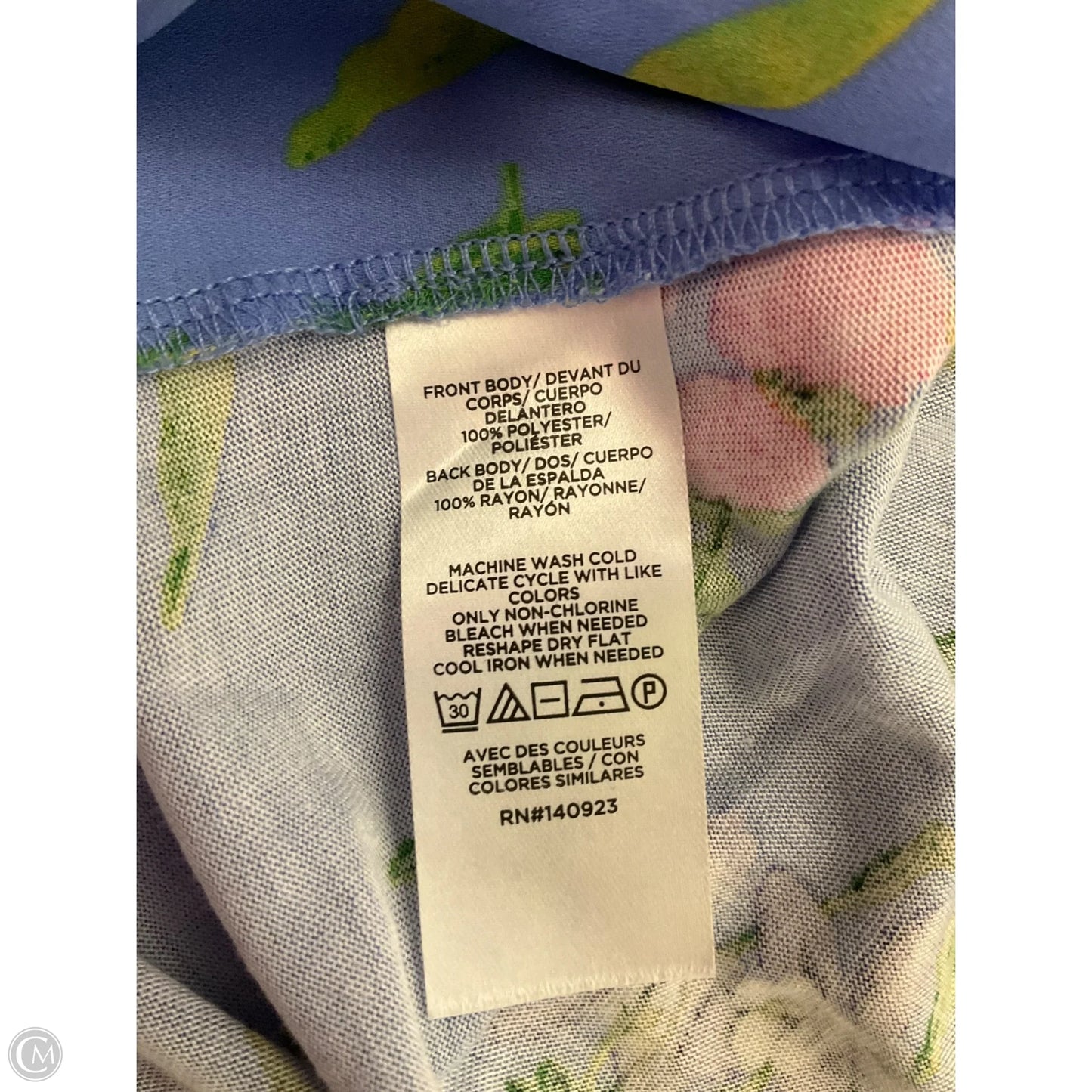 Top Sleeveless By Loft In Blue, Size: S