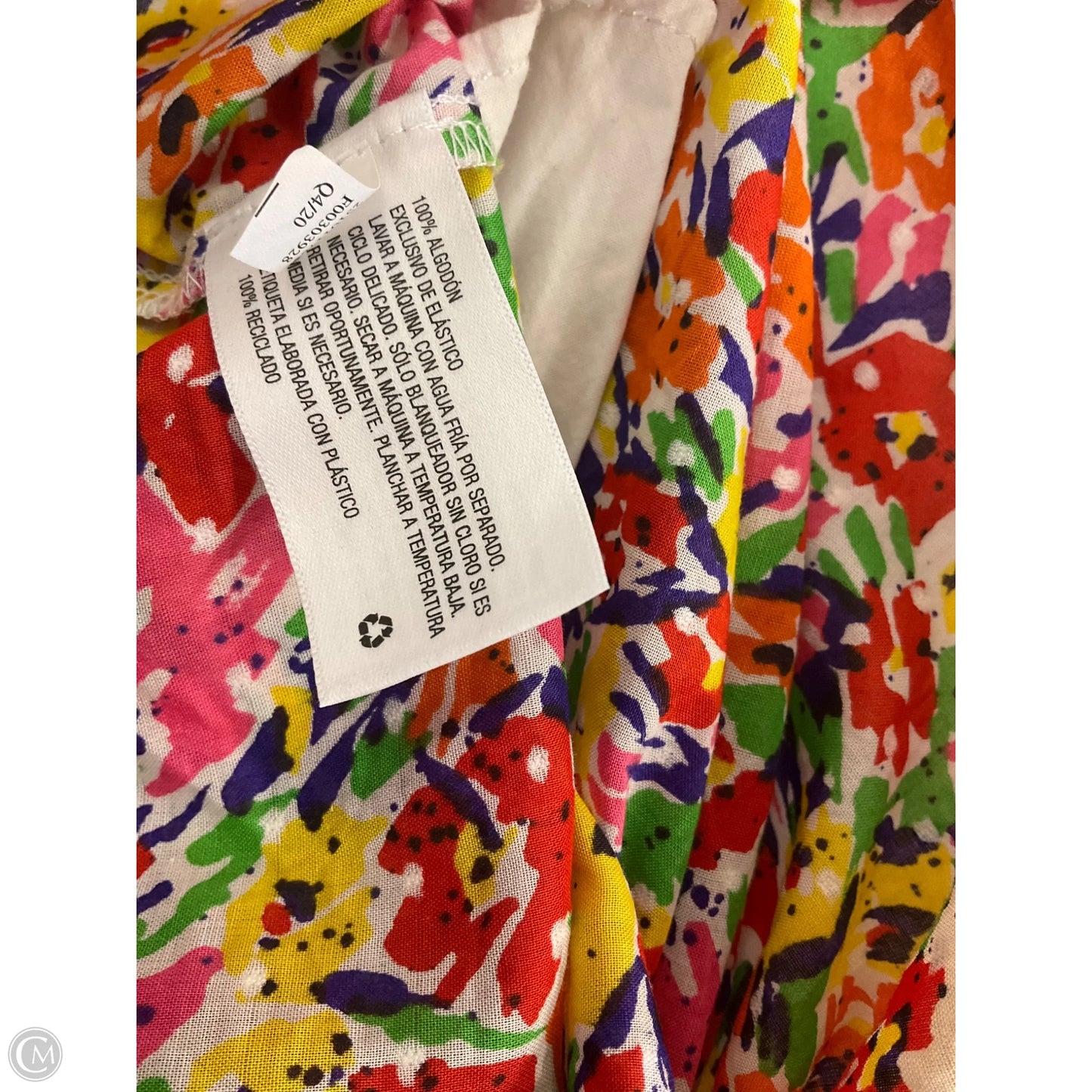 Dress Casual Short By Rixo In Floral Print, Size: M