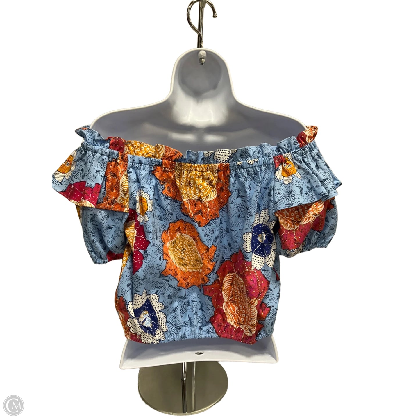 Top Short Sleeve By Inc In Floral Print, Size: M