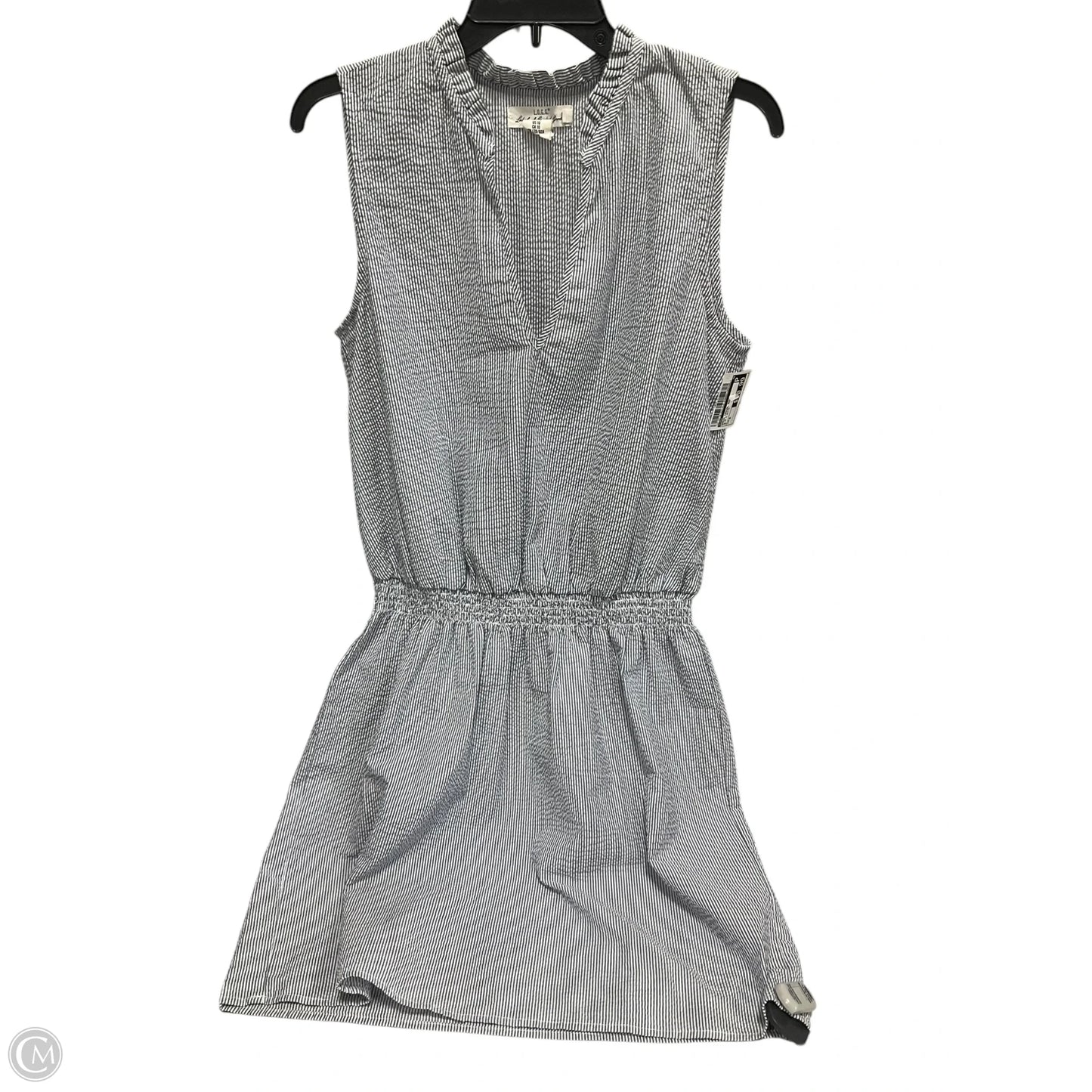 Dress Casual Midi By Logg In Blue & White, Size: M