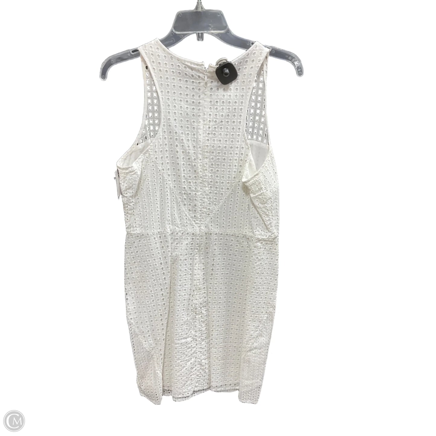 Dress Casual Midi By Banana Republic In Cream, Size: M