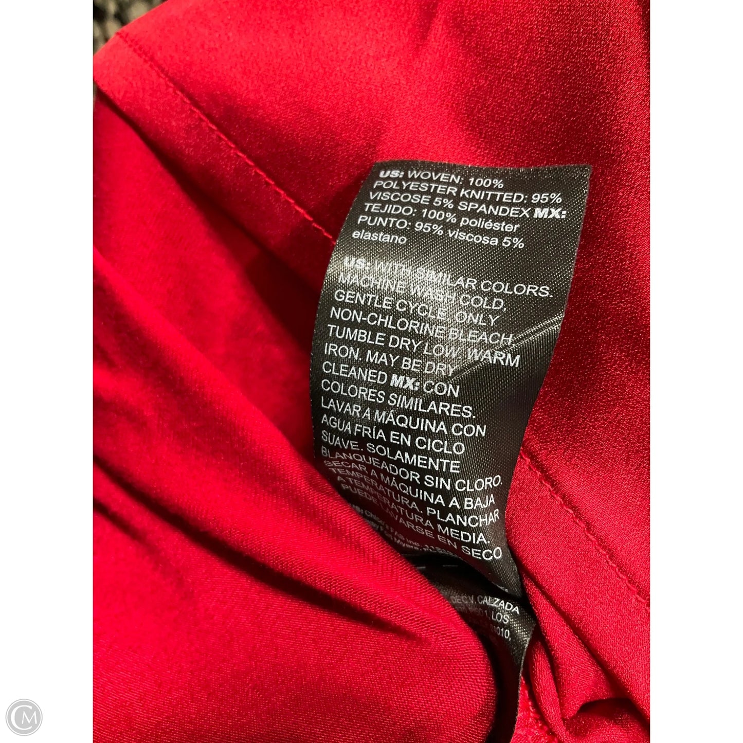 Top Long Sleeve By White House Black Market In Red, Size: M
