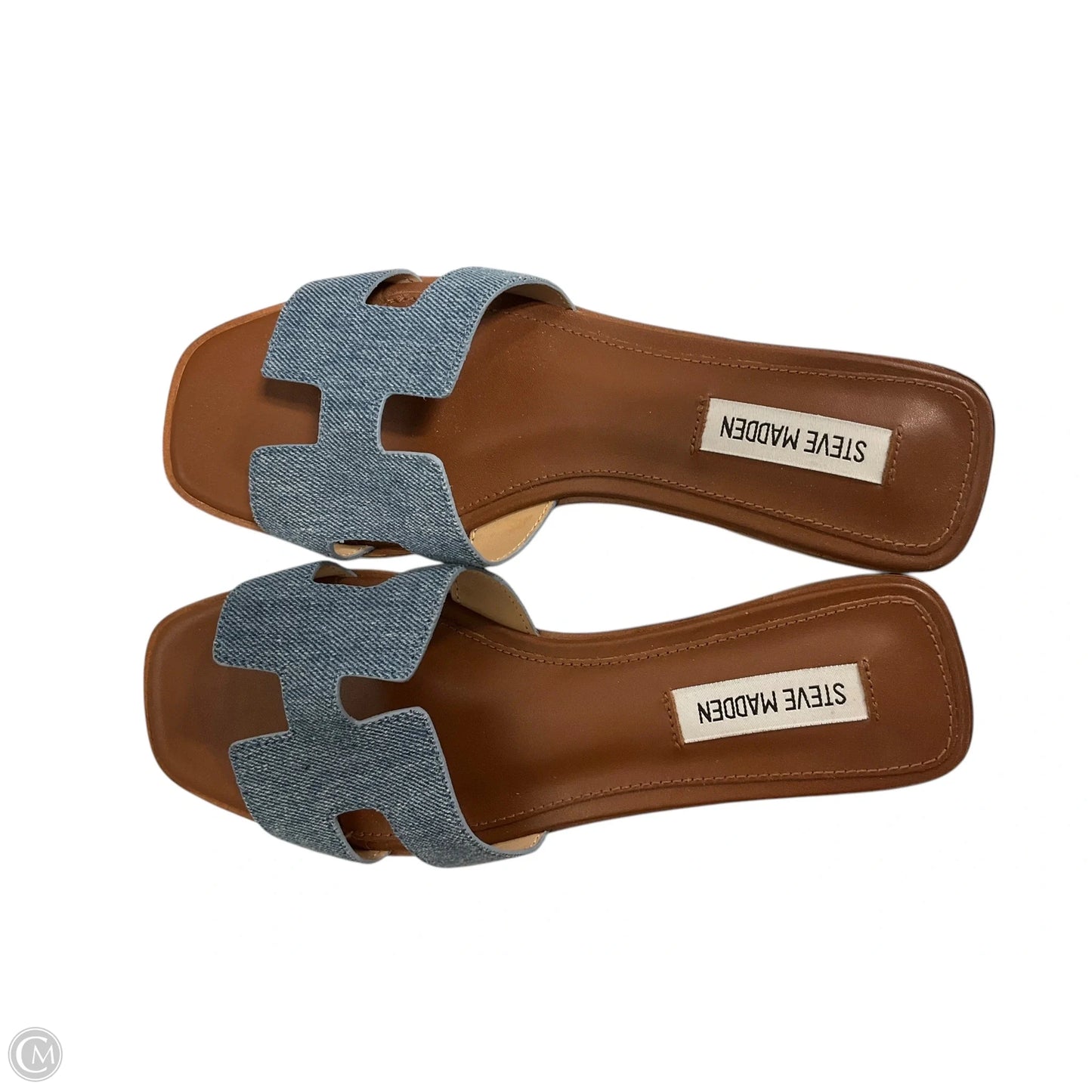 Sandals Flats By Steve Madden In Blue, Size: 8.5