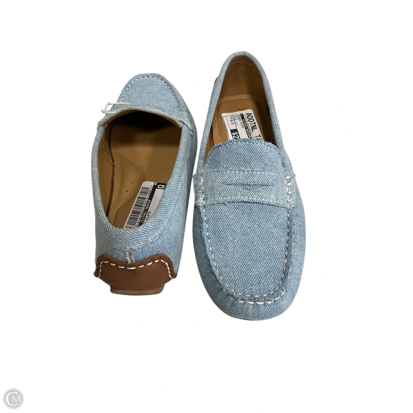 Shoes Flats By Clothes Mentor In Blue, Size: 6.5