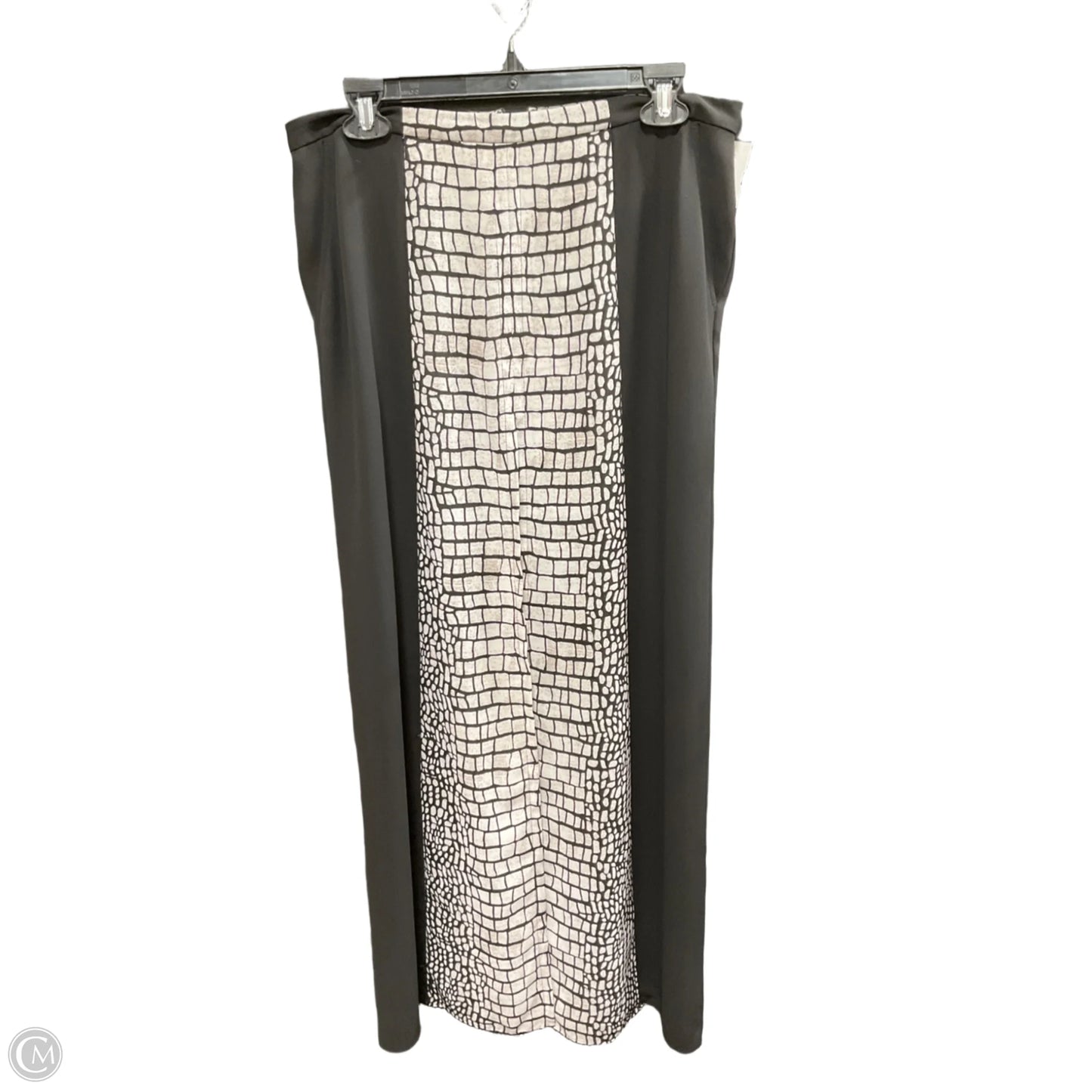 Skirt Maxi By Bcbgmaxazria In Black & White, Size: M