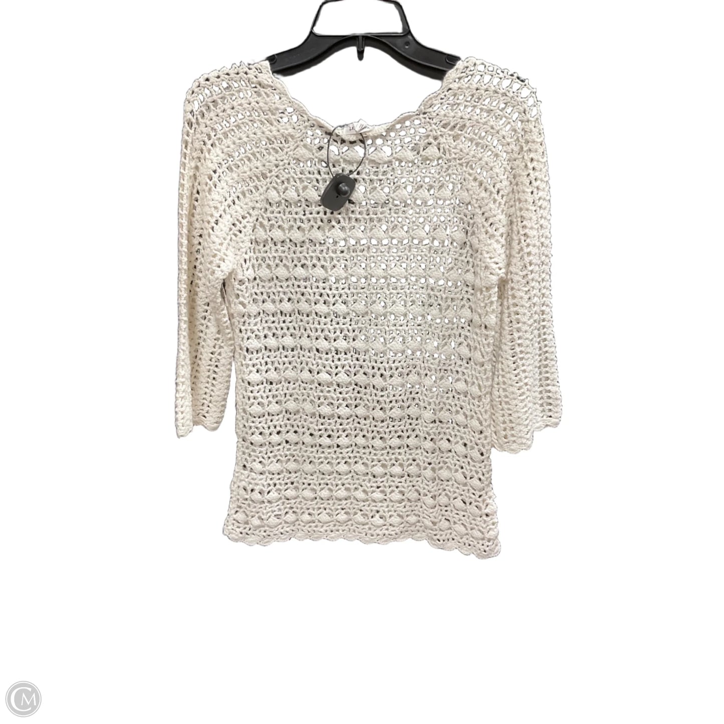 Sweater By Westport In Cream, Size: M