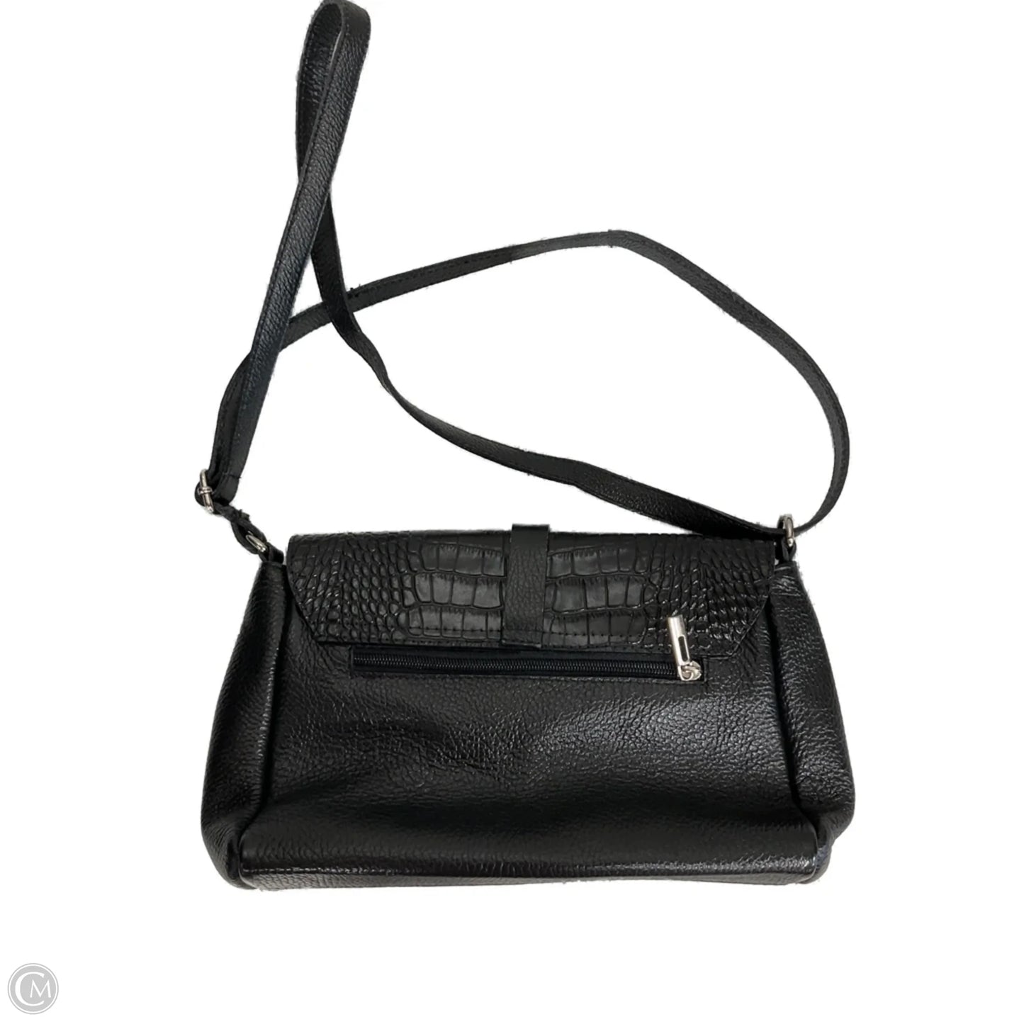 Handbag Leather By Clothes Mentor, Size: Medium