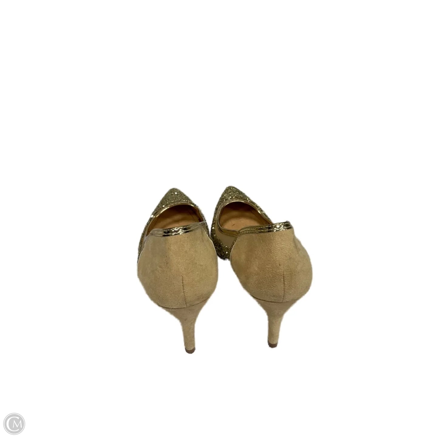 Shoes Heels Stiletto By Clothes Mentor In Gold, Size: 7