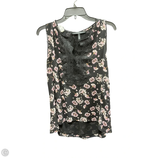 Top Sleeveless By White House Black Market In Black & Purple, Size: S