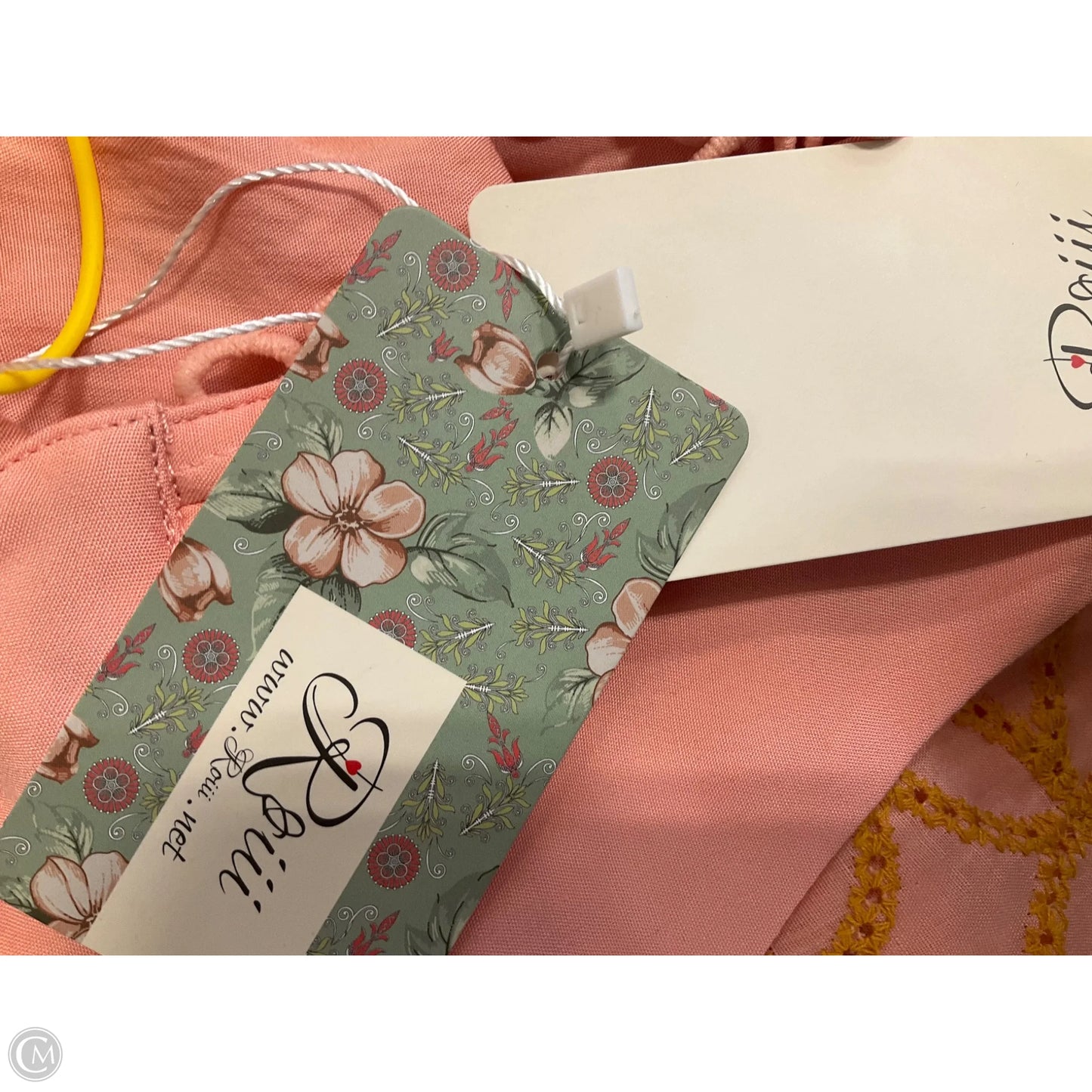 Dress Casual Midi By Clothes Mentor In Peach, Size: S