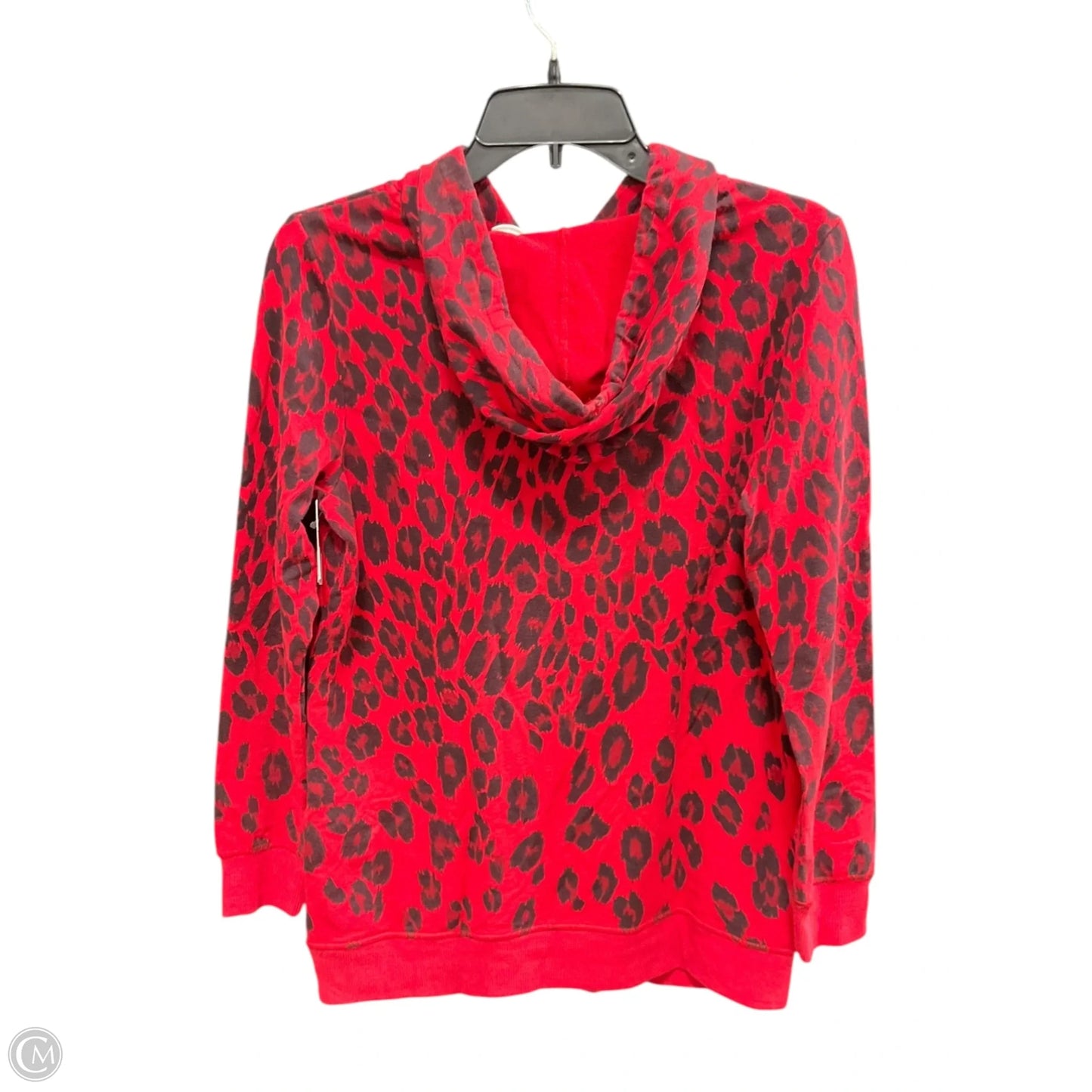 Sweatshirt Hoodie By Chicos In Red, Size: S