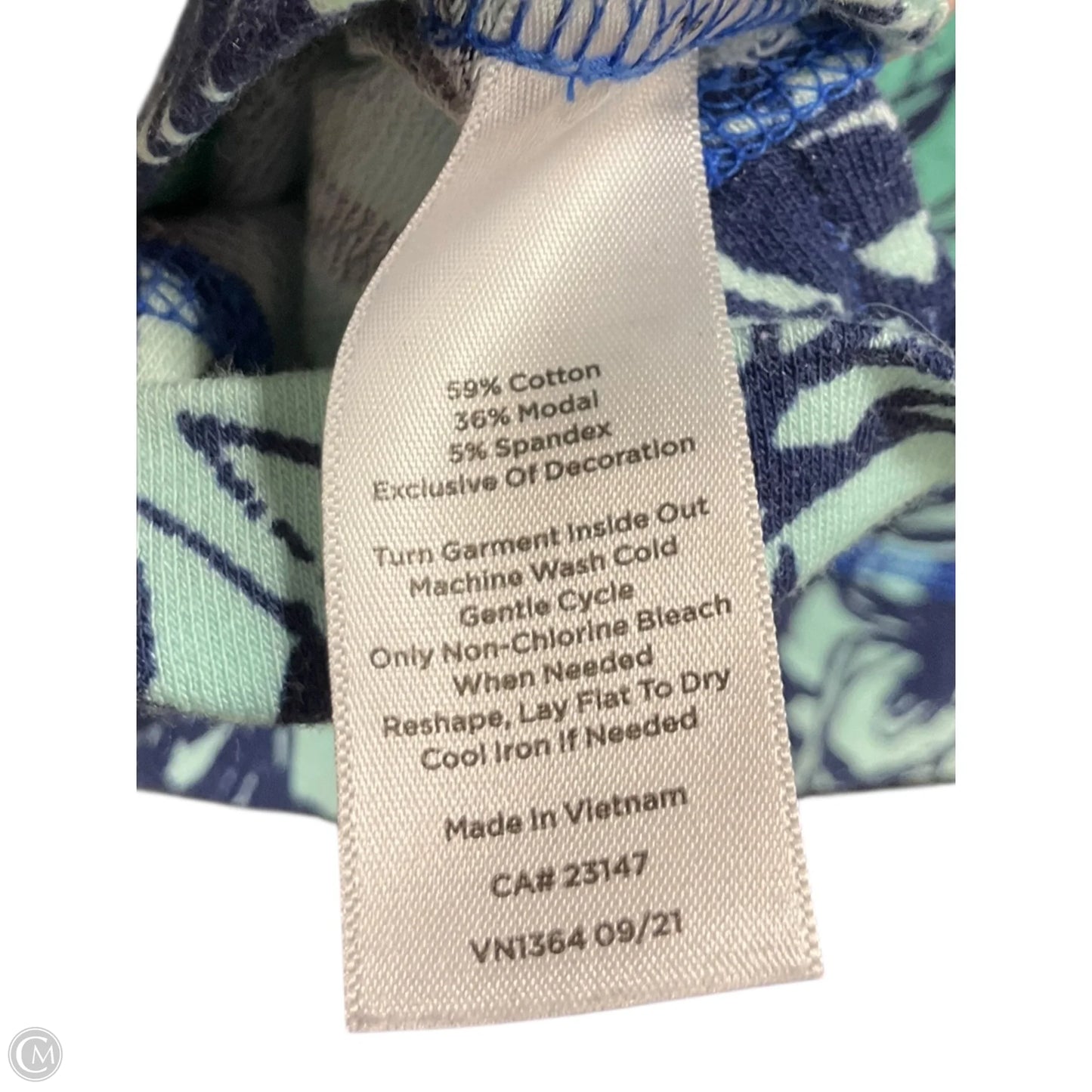 Athletic Jacket By Talbots In Blue & Green, Size: Xs