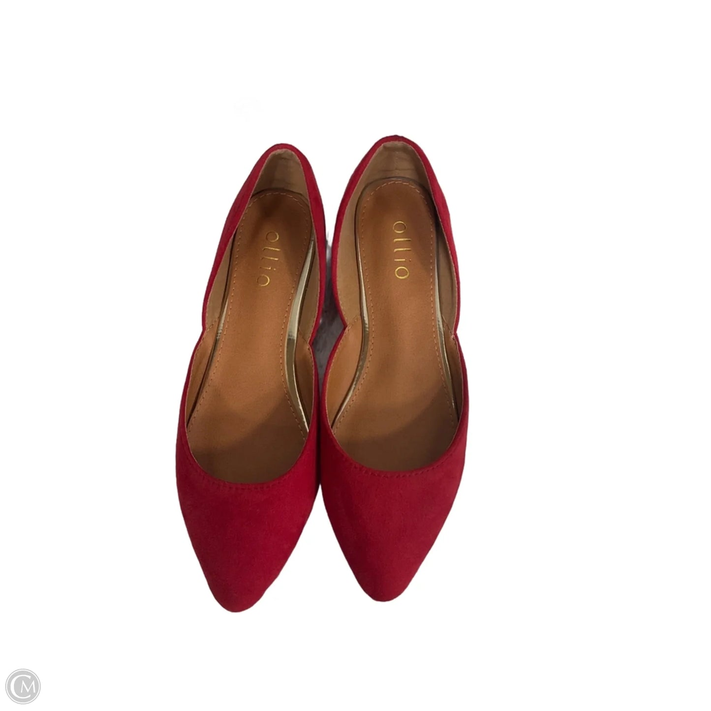 Shoes Flats By Clothes Mentor In Red, Size: 7.5
