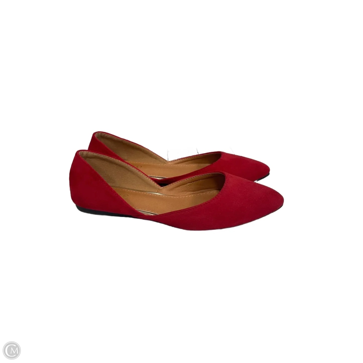 Shoes Flats By Clothes Mentor In Red, Size: 7.5