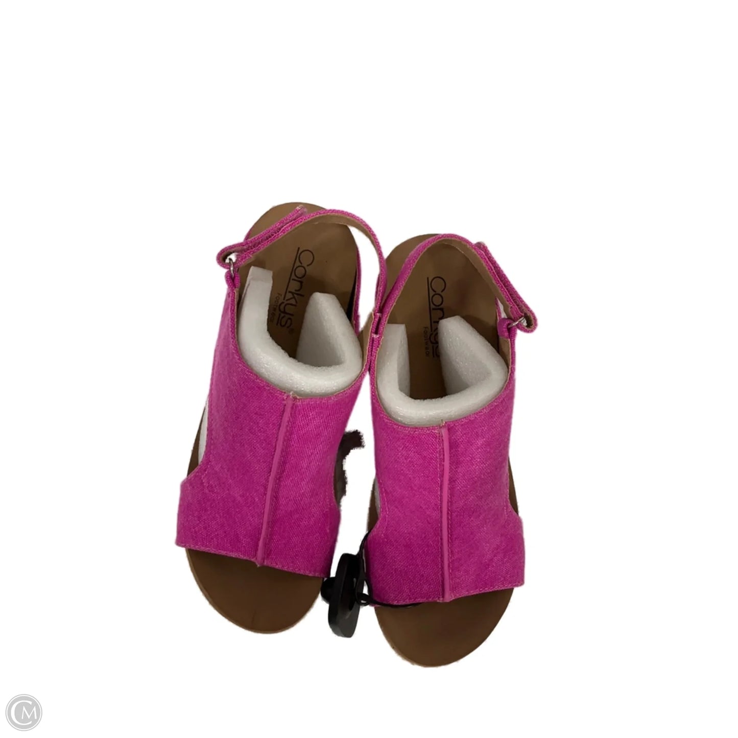 Sandals Heels Block By Corkys In Pink, Size: 7