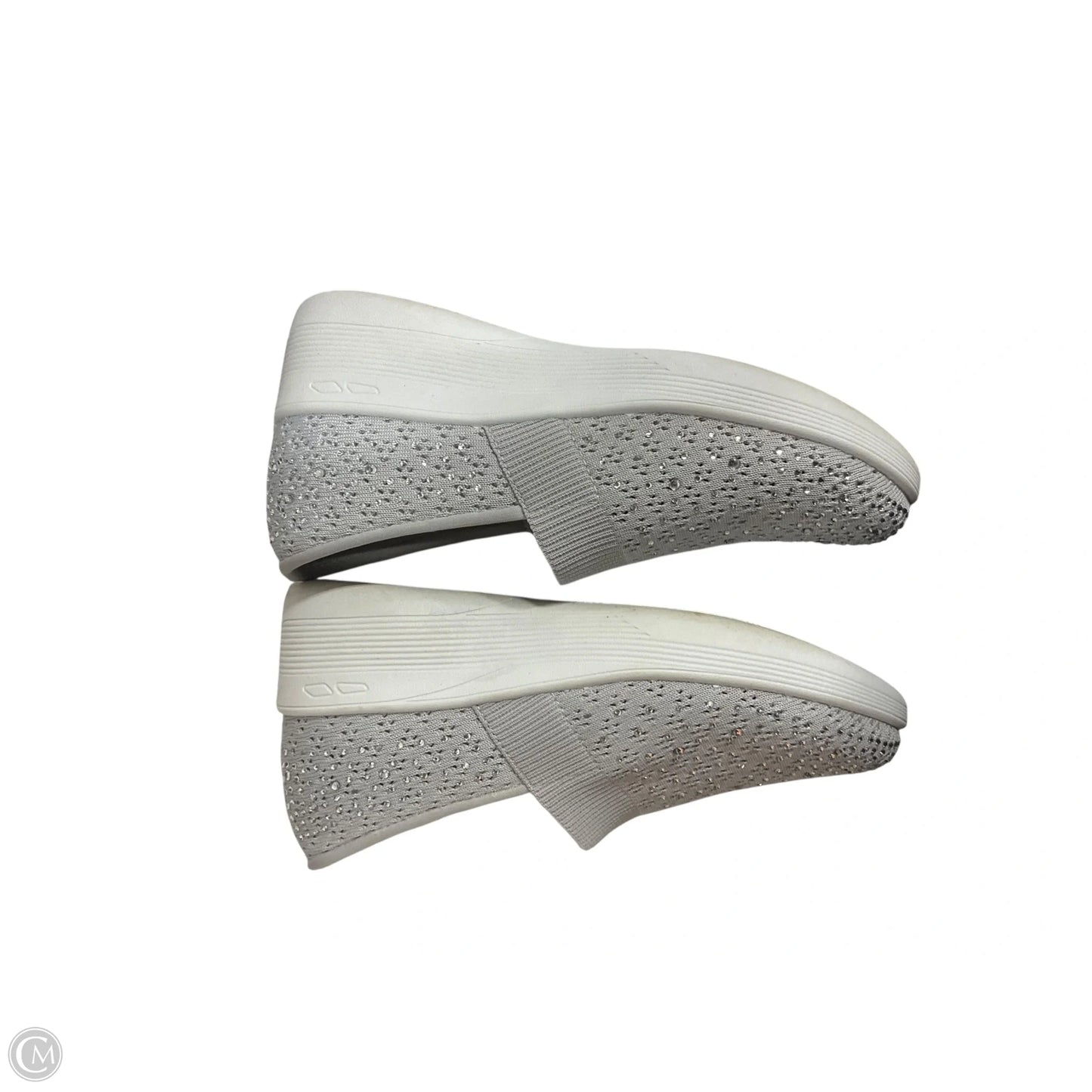 Shoes Heels Platform By Clothes Mentor In Silver, Size: 8