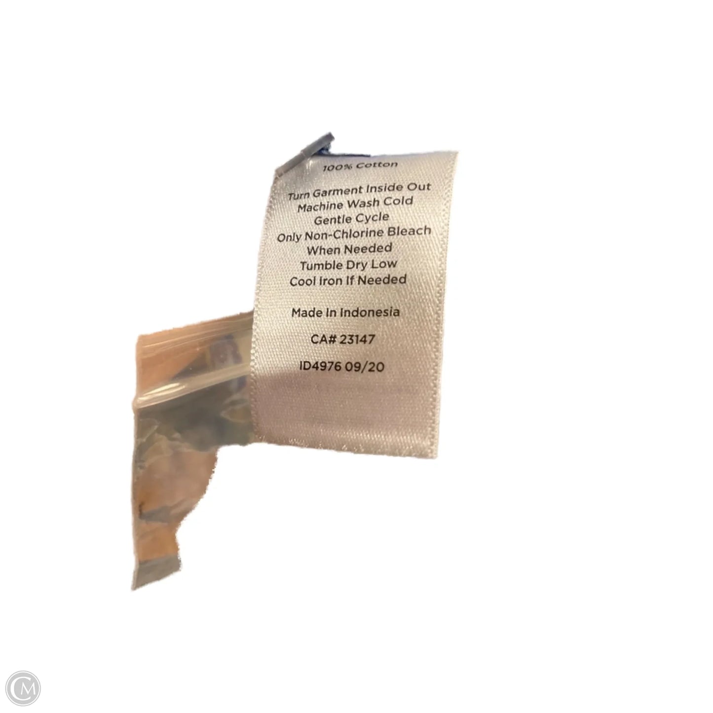 Top Short Sleeve By Loft In Blue & Yellow, Size: M