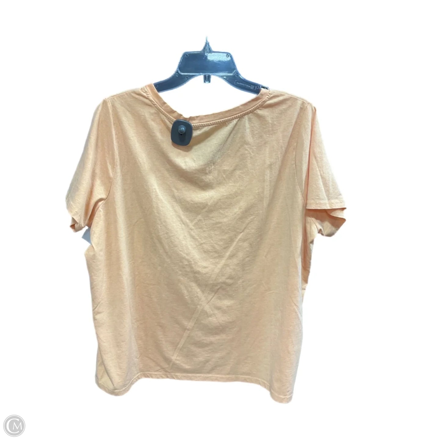 Top Short Sleeve Basic By Dip In Orange, Size: 2x
