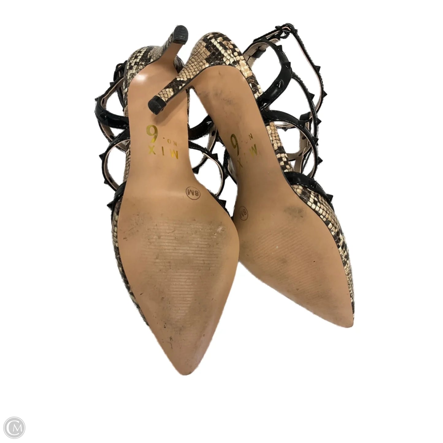 Shoes Heels Stiletto By Mix No 6 In Snakeskin Print, Size: 8